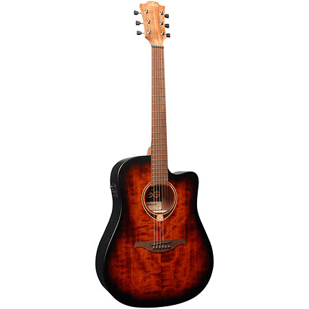 Tramontane T70DCE-BnB Dreadnought Cutaway Électro Black n Brown LAG