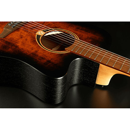 Tramontane T70DCE-BnB Dreadnought Cutaway Électro Black n Brown LAG