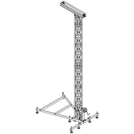 ASD STT 650 Tour de levage 6,50 m 300 kg