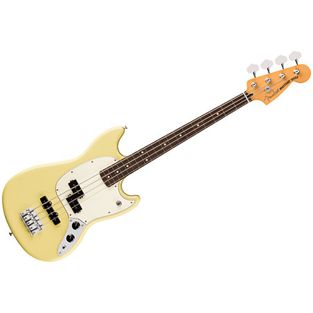 Player II Mustang Bass PJ RW Hialeah Yellow Fender