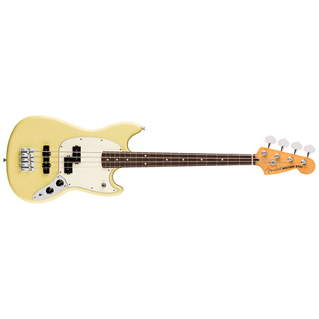 Player II Mustang Bass PJ RW Hialeah Yellow Fender