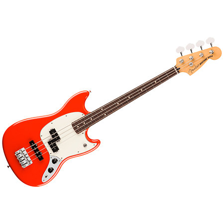 Fender Player II Mustang Bass PJ RW Coral Red