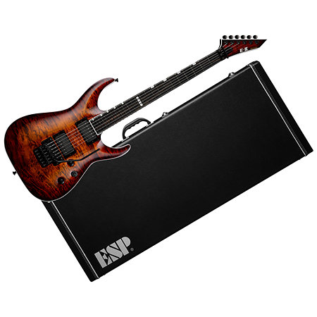 ESP E-II Horizon FR-II Tiger Eye Sunburst + étui