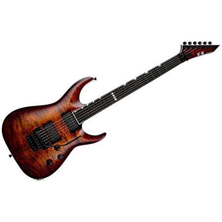 ESP E-II Horizon FR-II Tiger Eye Sunburst + étui