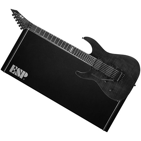 ESP E-II M-II See Thru Black Gaucher + étui