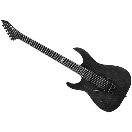 ESP E-II M-II See Thru Black Gaucher + étui