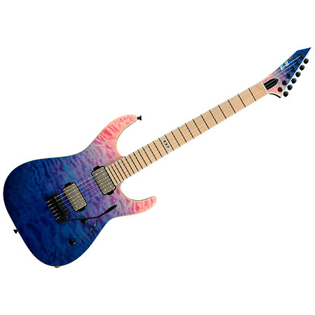 ESP E-II M-II HST QM Indigo Purple Fade + étui