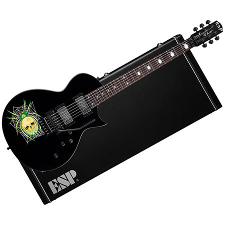 ESP Signature Series 30th Anniversary KH-3 Black Spider Graphic + étui