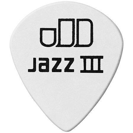 Dunlop 478R100 Tortex White Jazz III 1,00 mm Sachet de 72