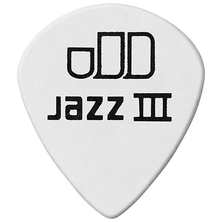 Dunlop 478R114 Tortex White Jazz III 1,14 mm Sachet de 72