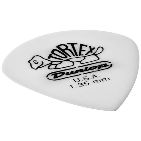 478R135 Tortex White Jazz III 1,35 mm Sachet de 72 Dunlop