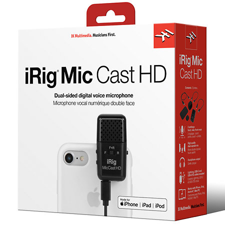 iRig Mic Cast HD IK Multimédia