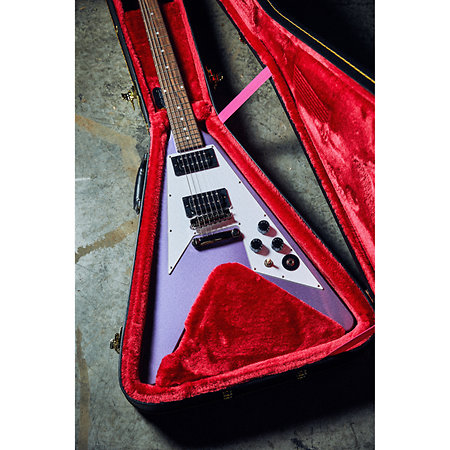 Kirk Hammett 1979 Flying V Purple Metallic Epiphone