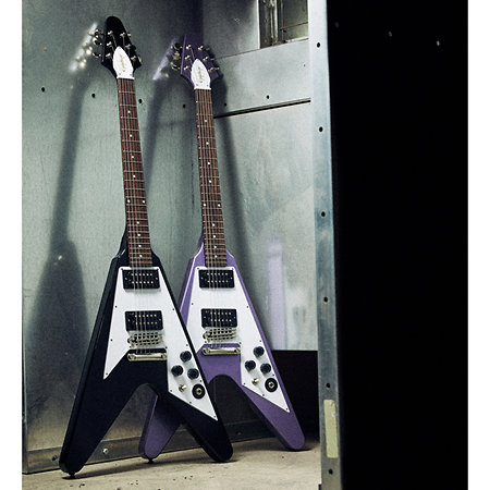 Kirk Hammett 1979 Flying V Purple Metallic Epiphone