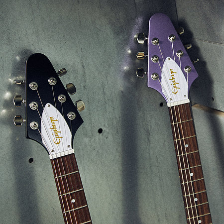 Kirk Hammett 1979 Flying V Purple Metallic Epiphone