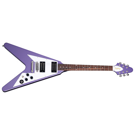 Kirk Hammett 1979 Flying V Purple Metallic Epiphone