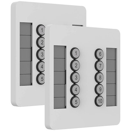 300-055 GeNetix 10Scene Wall Plate (la paire) ChamSys