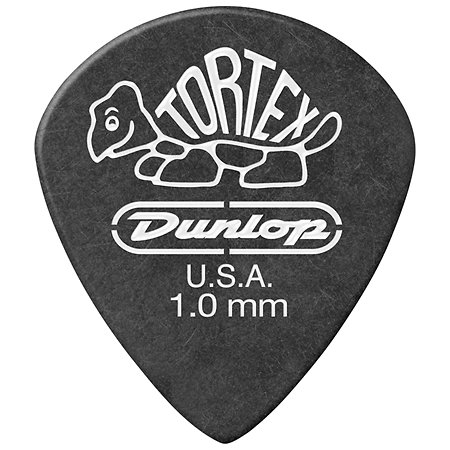 482P100 Tortex Pitch Black Jazz III 1,00 mm Sachet de 12 Dunlop