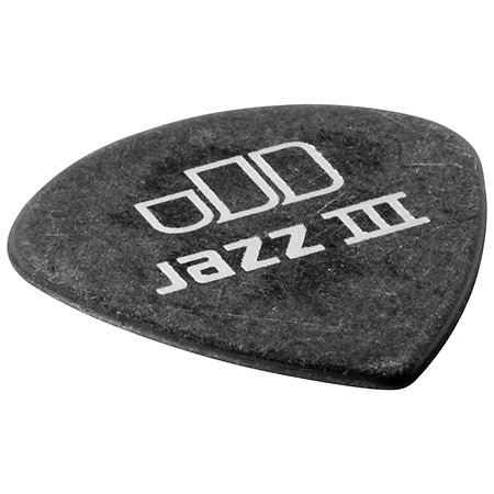 482P100 Tortex Pitch Black Jazz III 1,00 mm Sachet de 12 Dunlop