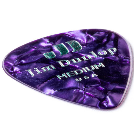 483P13M Genuine Celluloid Classic, Perloid violet, Medium, x12 Dunlop