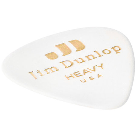 483R01H Genuine Celluloid Classic Blanc Heavy x72 Dunlop