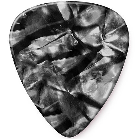 Dunlop 483R02EXH Genuine Celluloid Classic Perloid noir Extra heavy x72