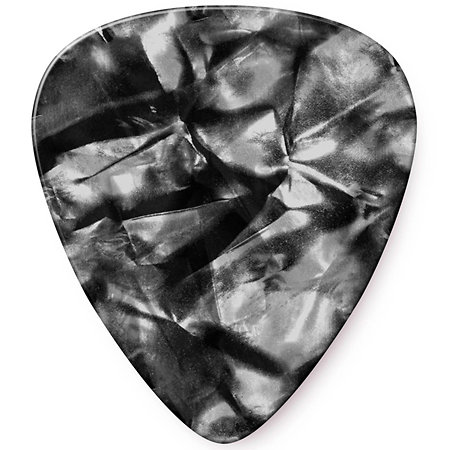 Dunlop 483R02M Genuine Celluloid Classic Perloid noir Medium x72
