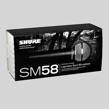 Pack SM58 + Câble + Pied Shure