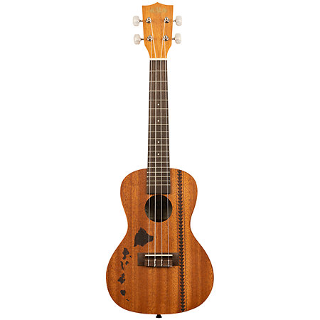 KA-15 Concert Mahogany motif Hawaiian island et tattoo Kala