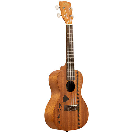 KA-15 Concert Mahogany motif Hawaiian island et tattoo Kala