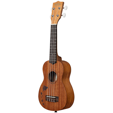 KA-15 Soprano Mahogany motif Hawaiian island + housse Kala