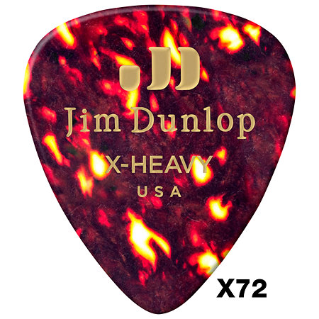 Dunlop 483R05XH Genuine Celluloid Classic Écaille Extra heavy x72