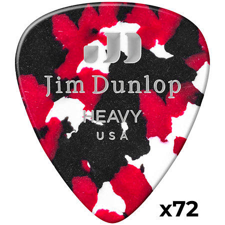 Dunlop 483R06HV Genuine Celluloid Classic Confetti Heavy x72