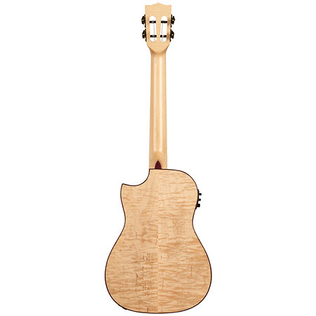 All Solid Flame Maple Cutaway Baritone + housse Kala