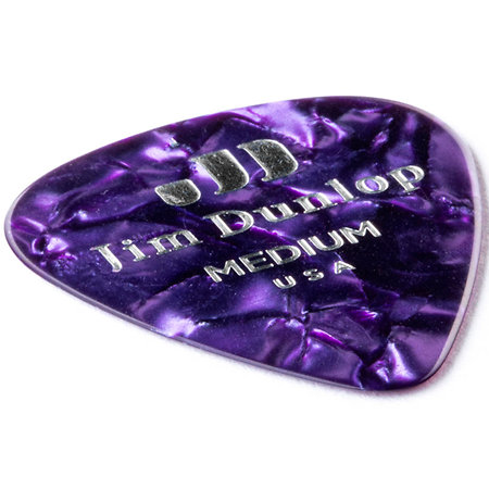 483R13MD Genuine Celluloid Classic, Perloid violet, Medium, x72 Dunlop