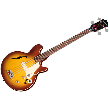 Jack Casady Fretless Aged Royal Tan Epiphone