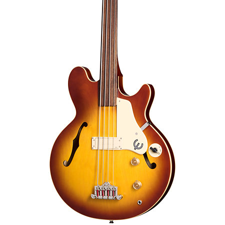 Jack Casady Fretless Aged Royal Tan Epiphone