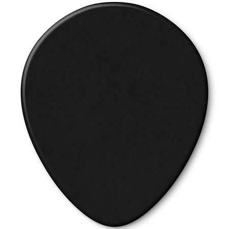 Dunlop 485P03HV Genuine Celluloid Teardrop Noir Heavy x12