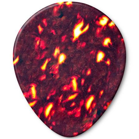Dunlop 485P05HV Genuine Celluloid Teardrop Écaille Heavy x12