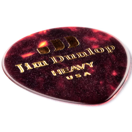 485P05HV Genuine Celluloid Teardrop Écaille Heavy x12 Dunlop