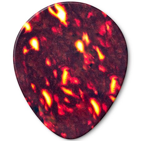 Dunlop 485P05MD Genuine Celluloid Teardrop Écaille Medium x12