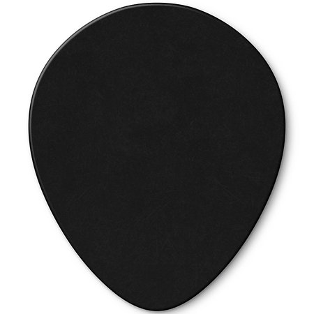 Dunlop 485R03TH Genuine Celluloid Teardrop Noir Thin x72