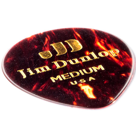 485R05MD Genuine Celluloid Teardrop Écaille Medium x72 Dunlop