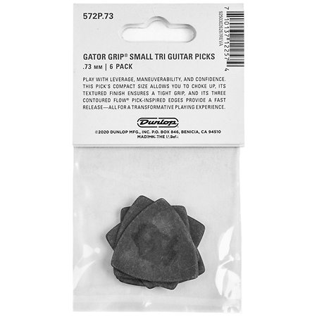 572P073 Gator Grip Small Triangle 0,73 mm x6 Dunlop