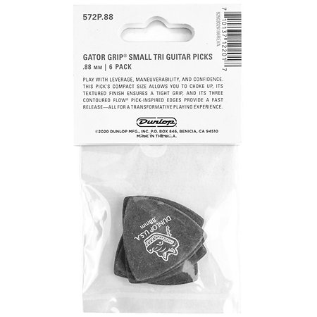 572P088 Gator Grip Small Triangle 0,88 mm x6 Dunlop