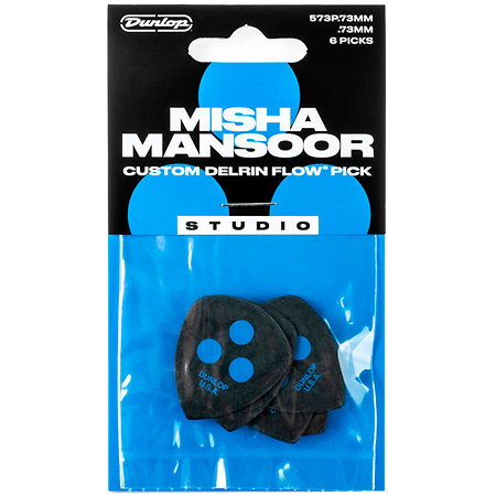 573P073MM Misha Mansoor Delrin Flow, 0.73 mm, x6 Dunlop