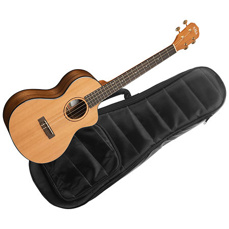 Kala Solid Cedar Top Trembesi Metropolitan Baritone Cutaway + housse