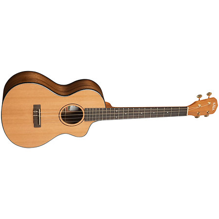 Solid Cedar Top Trembesi Metropolitan Baritone Cutaway + housse Kala