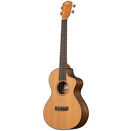 Solid Cedar Top Trembesi Metropolitan Baritone Cutaway + housse Kala