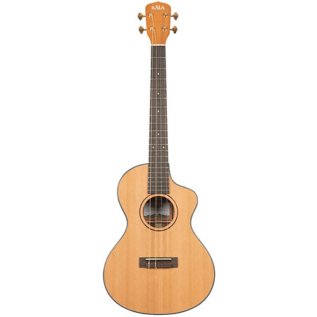 Solid Cedar Top Trembesi Metropolitan Baritone Cutaway + housse Kala